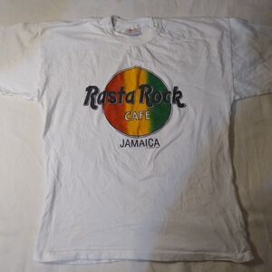 Vintage 90s Rasta Rock Cafe Hard Rock Parody Jamaica T-Shirt